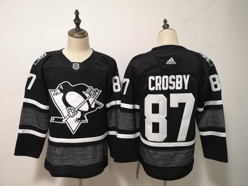 2019 Pittsburgh Penguins Black #87 CROSBY All Star NHL Jersey