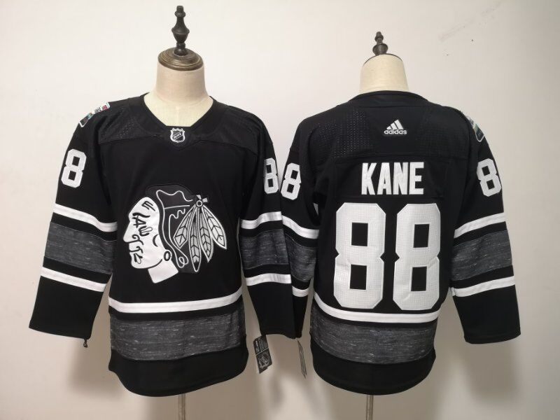 2019 Chicago Blackhawks Black #88 KANE All Star NHL Jersey