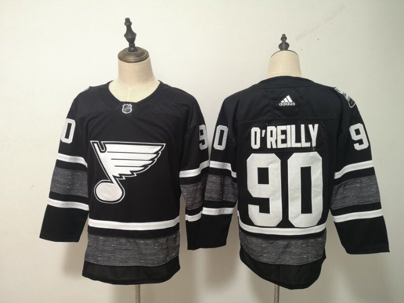 2019 St Louis Blues Black #90 OREILLY All Star NHL Jersey