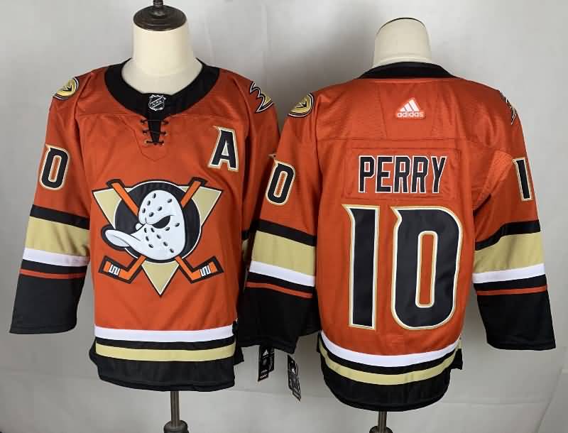 Anaheim Ducks Orange #10 PERRY NHL Jersey