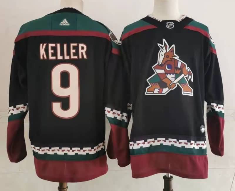 Arizona Coyotes Black #9 KELLER NHL Jersey