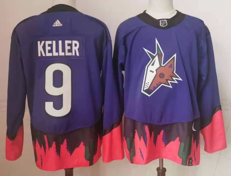 Arizona Coyotes Purple #9 KELLER NHL Jersey