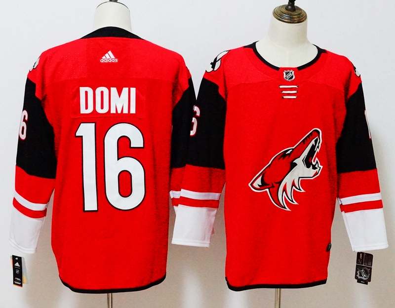 Arizona Coyotes Red #16 DOMI NHL Jersey