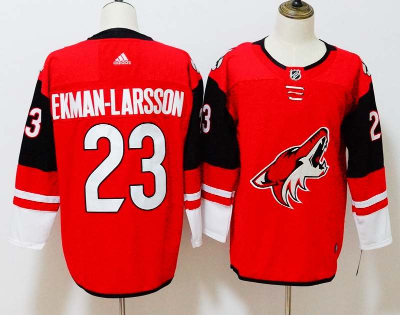 Arizona Coyotes Red #23 EKMAN-LARSSON NHL Jersey