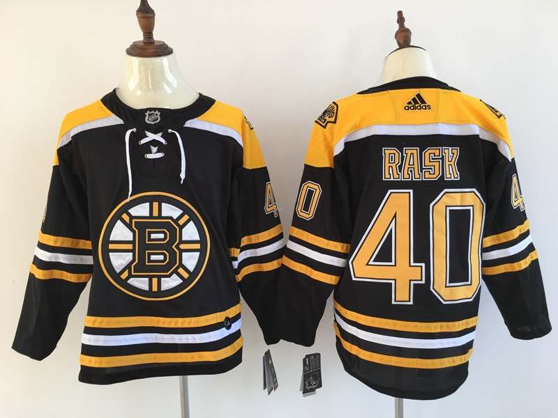 Boston Bruins Black #40 RASK NHL Jersey