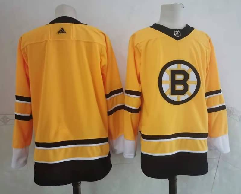 Boston Bruins Yellow NHL Jersey Custom