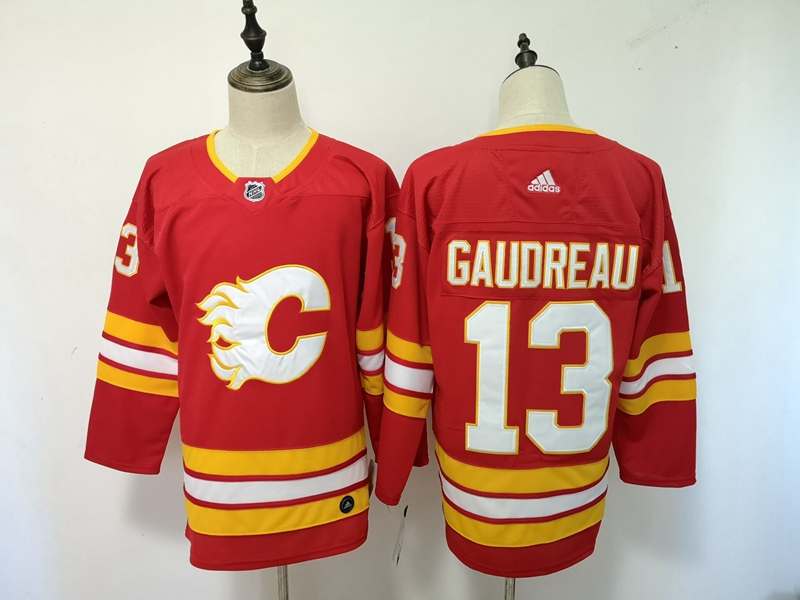 Calgary Flames Red #13 GAUDREAU NHL Jersey
