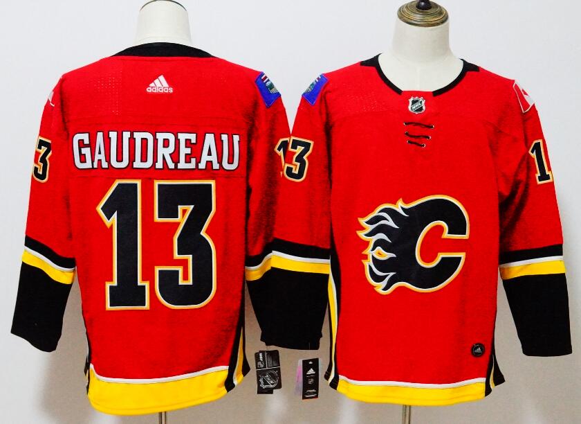 Calgary Flames Red #13 GAUDREAU NHL Jersey 02