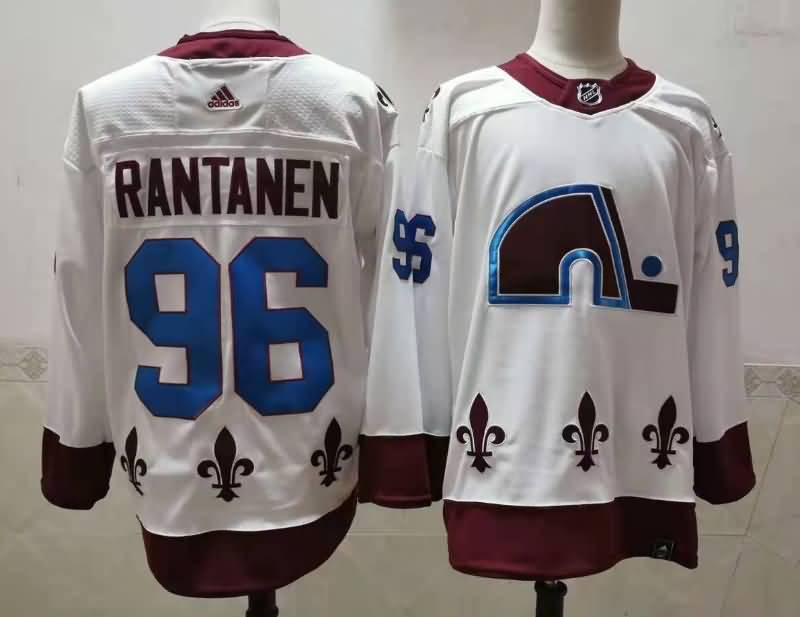 Colorado Avalanche White #96 RANTANEN Classica NHL Jersey