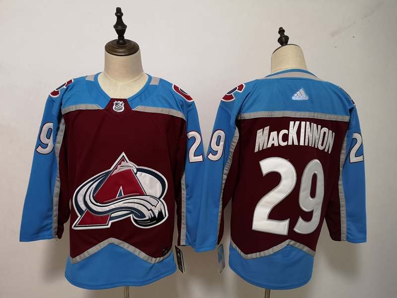 Colorado Avalanche Maroon #29 MACKINNON NHL Jersey