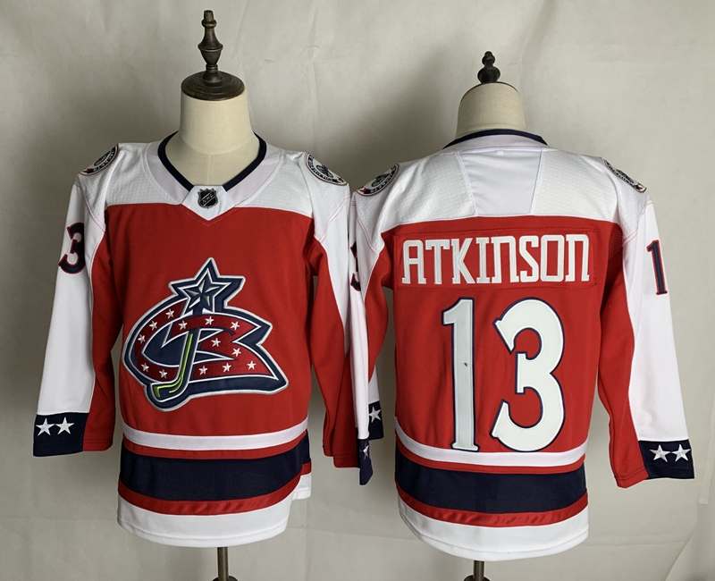 Columbus Blue Jackets Red #13 RTKINSON NHL Jersey