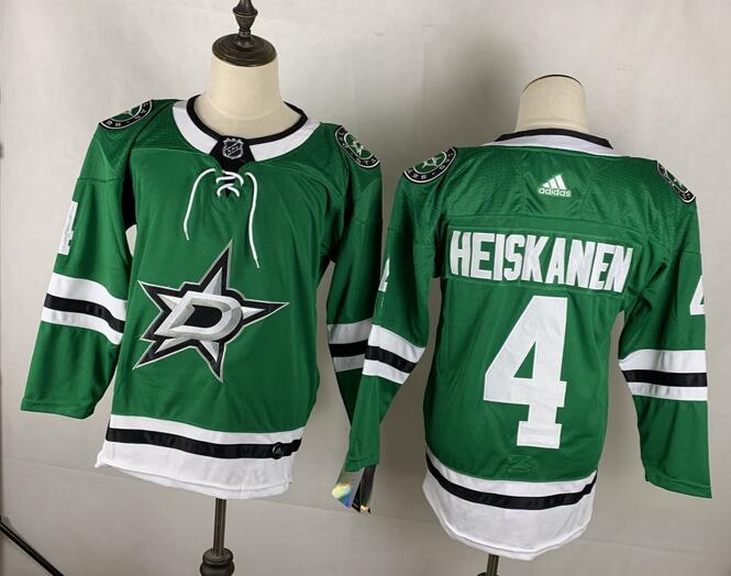 Dallas Stars Green #4 HEISKANEN NHL Jersey