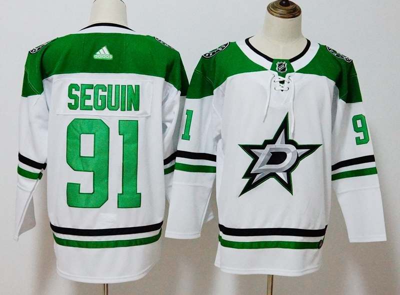 Dallas Stars White #91 SEGUIN NHL Jersey