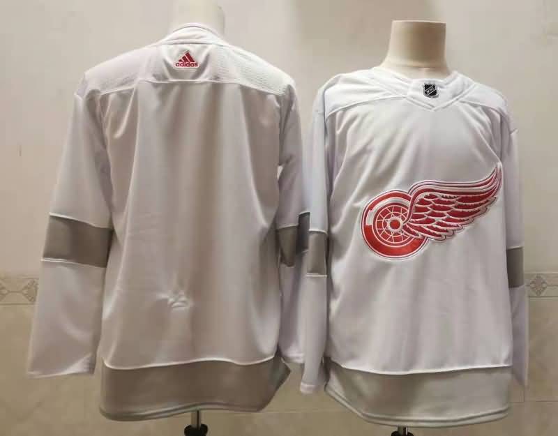 Detroit Red Wings White NHL Jersey Custom