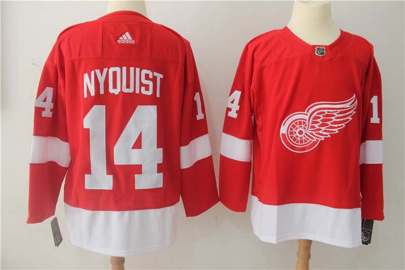 Detroit Red Wings Red #14 NYQUIST NHL Jersey