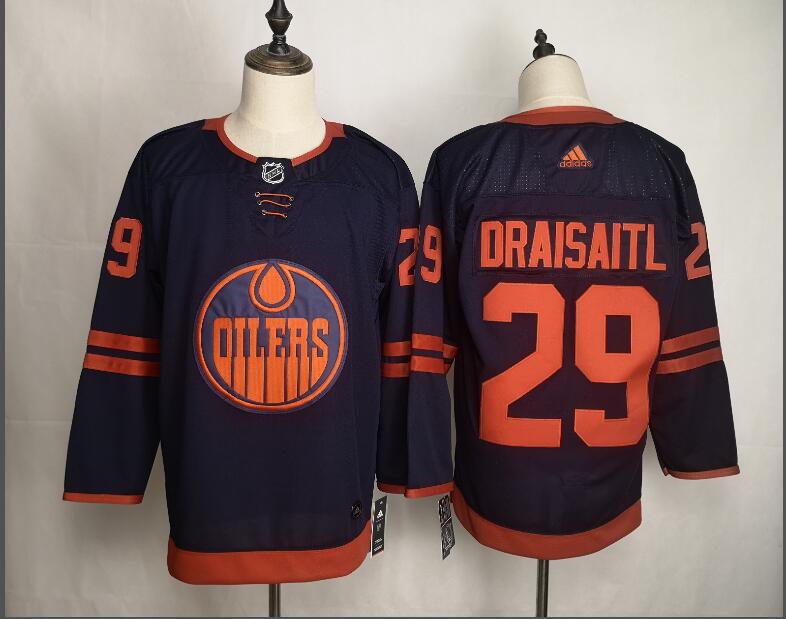 Edmonton Oilers Dark Blue #29 DRAISAITL NHL Jersey