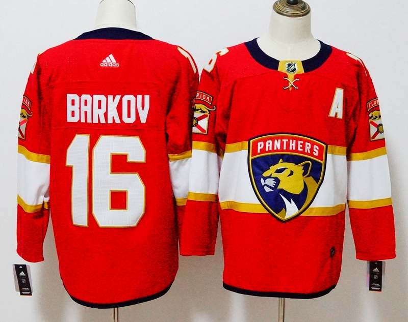Florida Panthers Red #16 BARKOV NHL Jersey