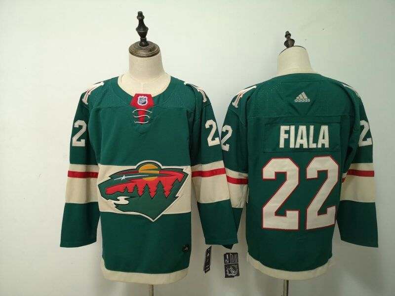Minnesota Wild Green #22 FIALA NHL Jersey