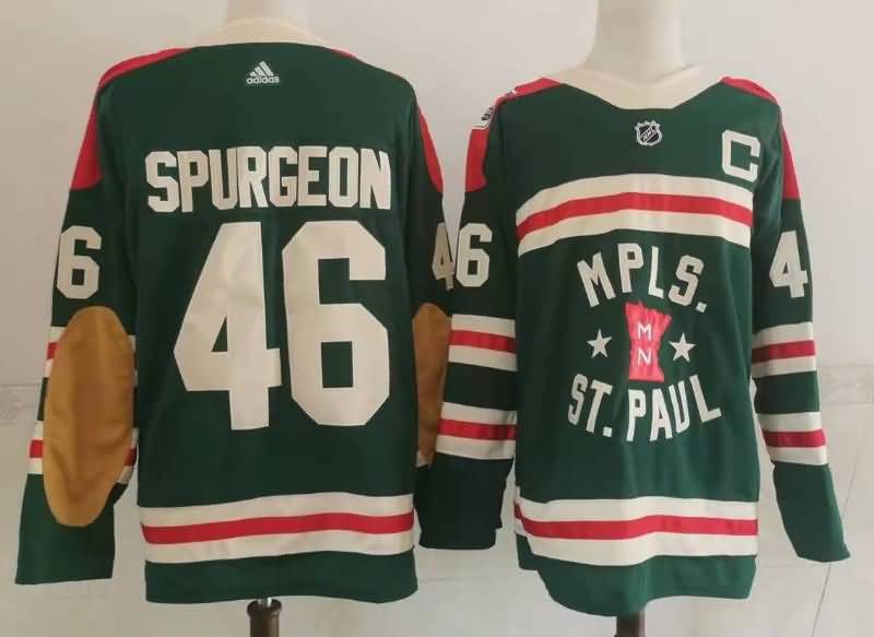 Minnesota Wild Green #46 SPURGEON NHL Jersey
