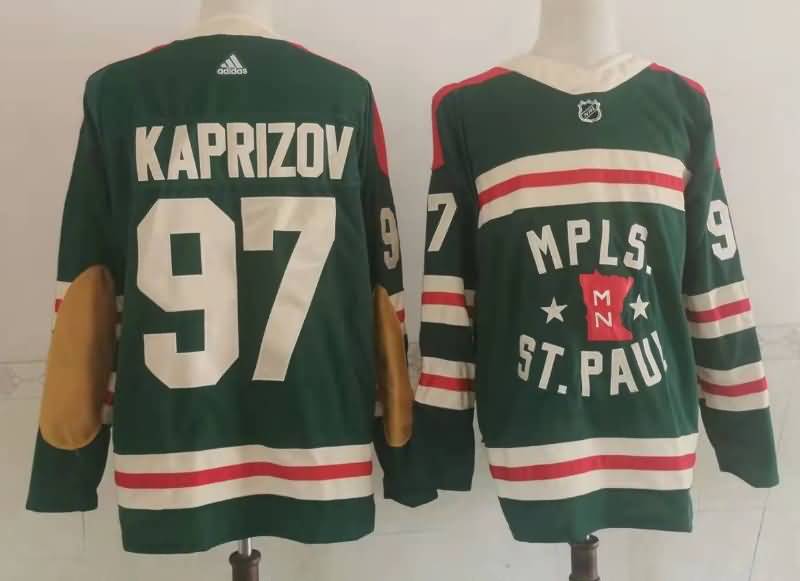 Minnesota Wild Green #97 KAPRIZOV NHL Jersey 02