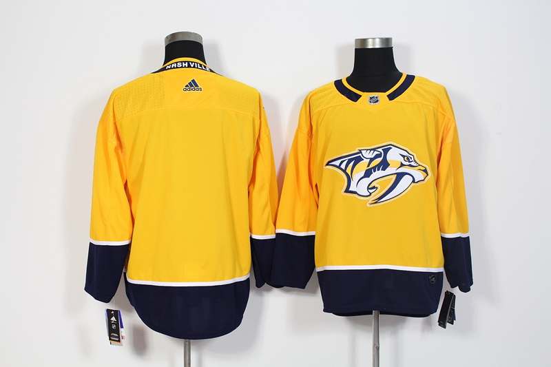 Nashville Predators Yellow NHL Jersey Custom