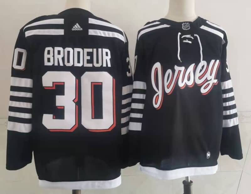 New Jersey Devils Black #30 BRODEUR NHL Jersey