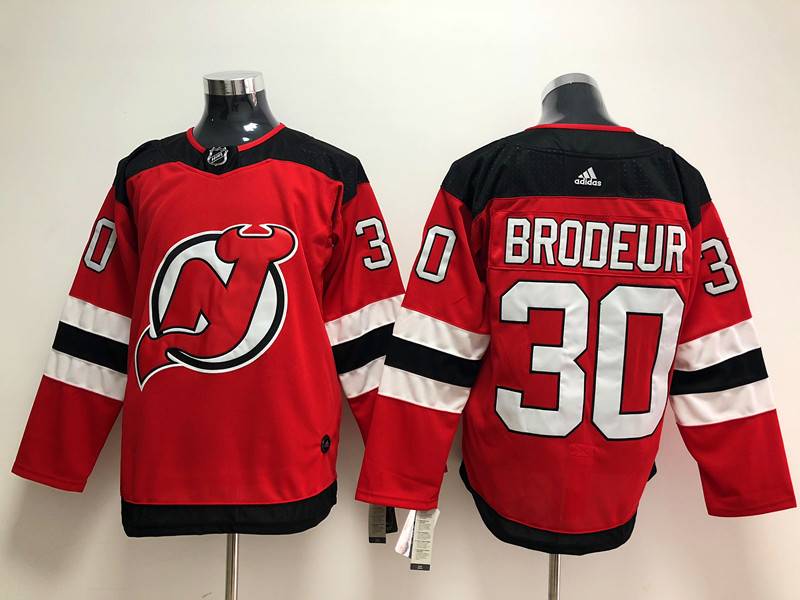 New Jersey Devils Red #30 BRODEUR NHL Jersey