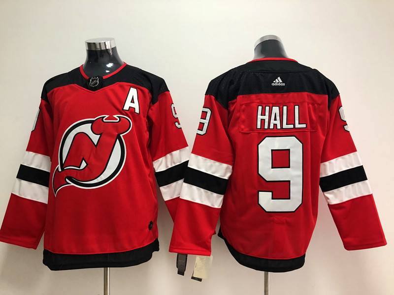 New Jersey Devils Red #9 HALL NHL Jersey