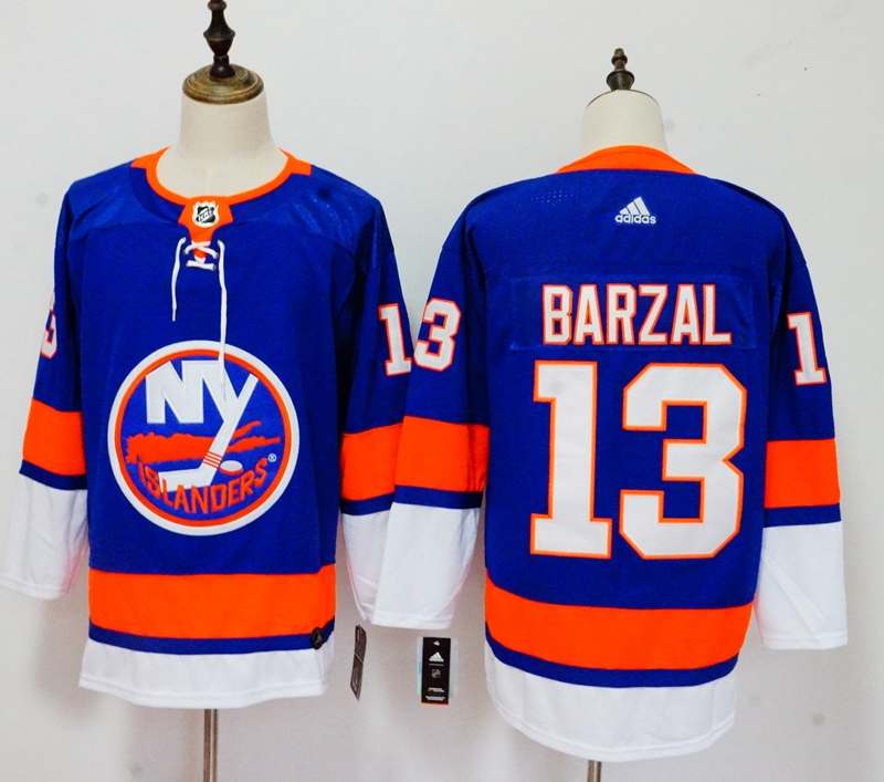 New York Islanders Blue #13 BARZAL NHL Jersey