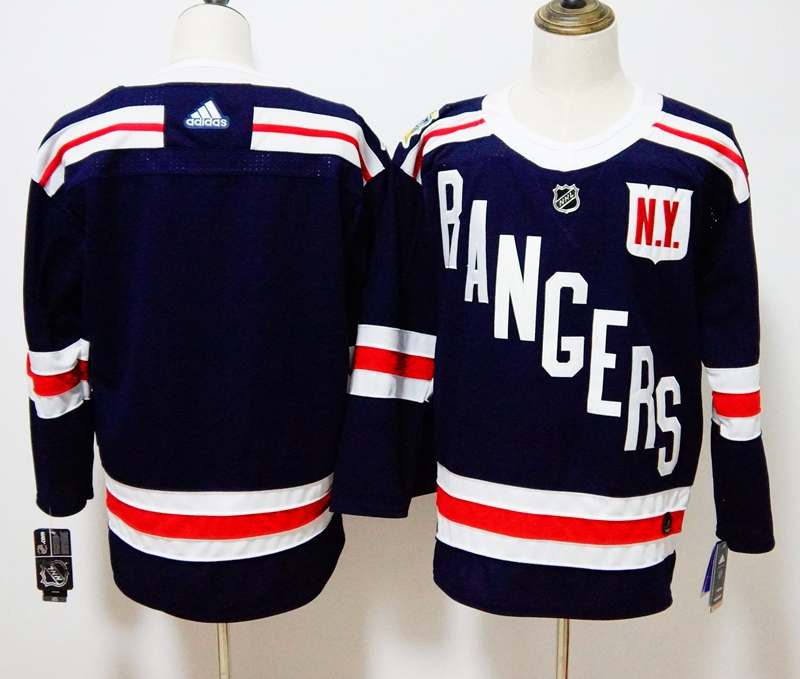 New York Rangers Dark Blue NHL Jersey Custom