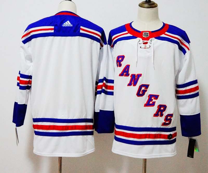 New York Rangers White NHL Jersey Custom