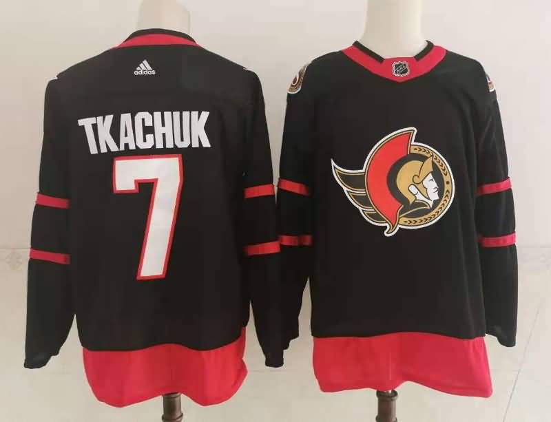 Ottawa Senators Black #7 TKACHUK NHL Jersey