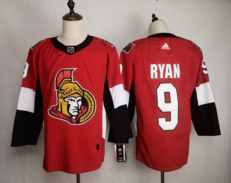 Ottawa Senators Red #9 RYAN NHL Jersey