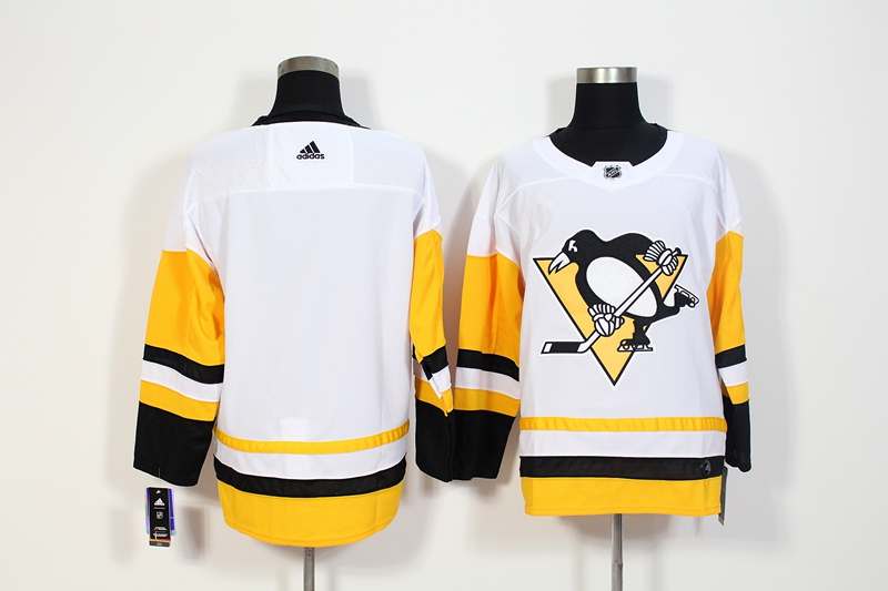 Pittsburgh Penguins White NHL Jersey Custom