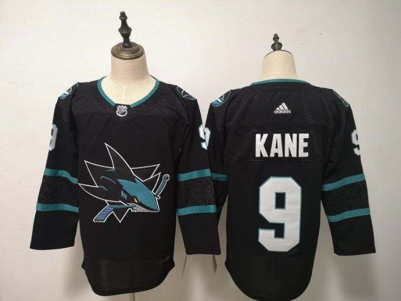 San Jose Sharks Black #9 KANE NHL Jersey