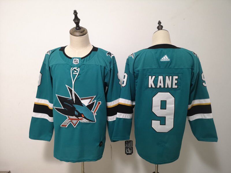 San Jose Sharks Blue #9 KANE NHL Jersey