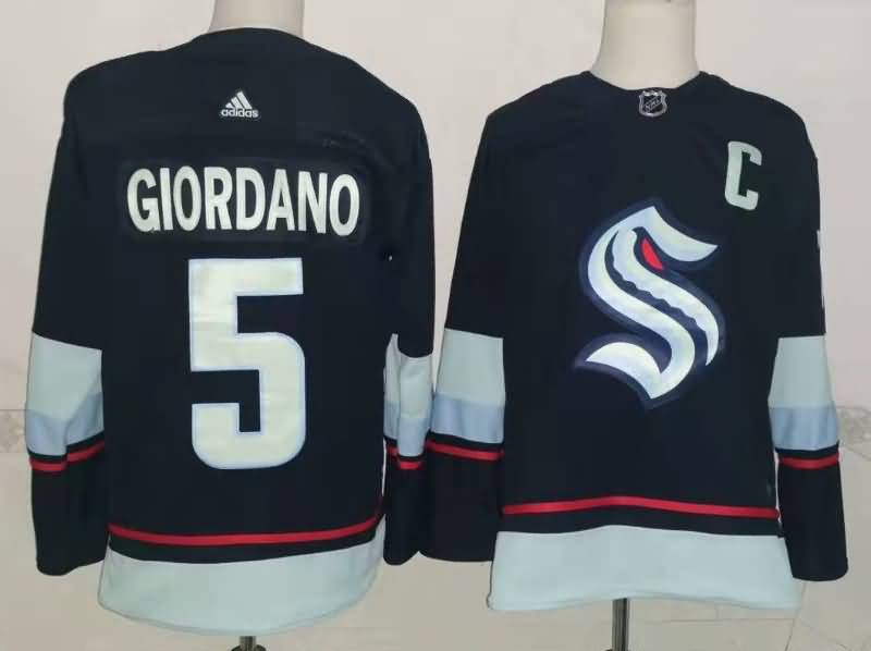 Seattle Kraken Dark Blue #5 GIORDANO NHL Jersey