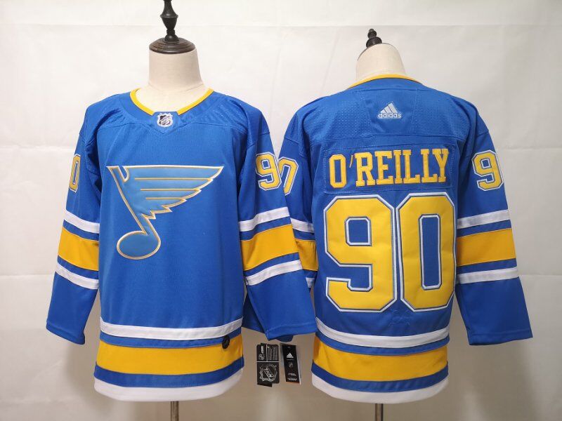 St Louis Blues Blue #90 OREILLY NHL Jersey 02