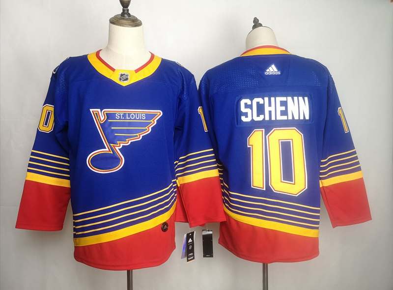 St Louis Blues Blue #10 SCHENN Classics NHL Jersey