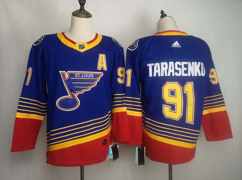 St Louis Blues Blue #91 TARASENKO Classics NHL Jersey