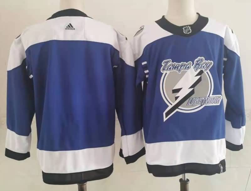 Tampa Bay Lightning Blue NHL Jersey Custom 02