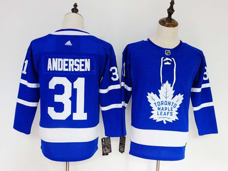 Toronto Maple Leafs Blue #31 ANDERSEN NHL Jersey