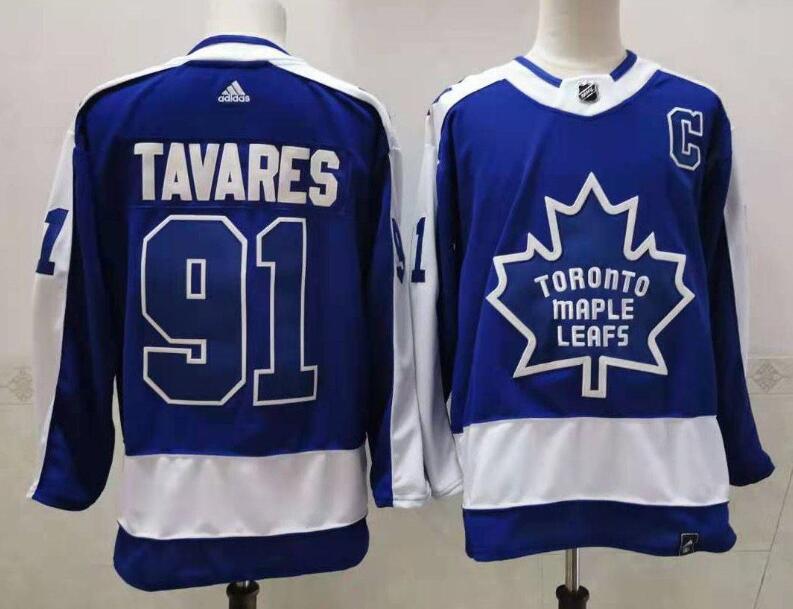 Toronto Maple Leafs Blue #91 TAVARES Classics NHL Jersey