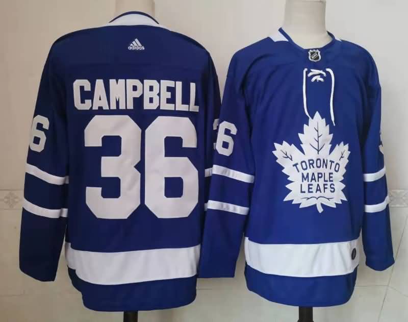 Toronto Maple Leafs Blue #36 CAMPBELL NHL Jersey
