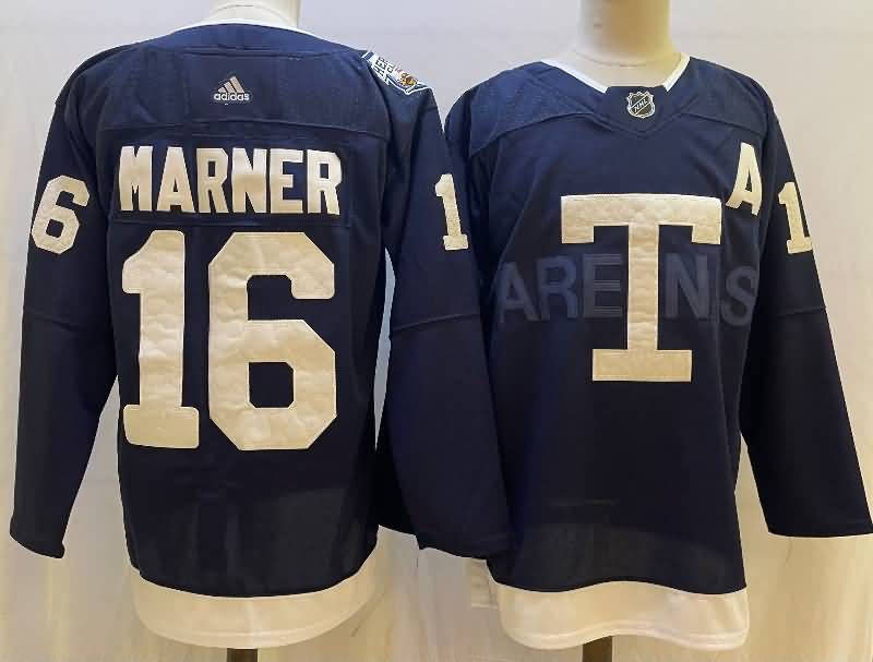 Toronto Maple Leafs Dark Blue #16 MARNER NHL Jersey