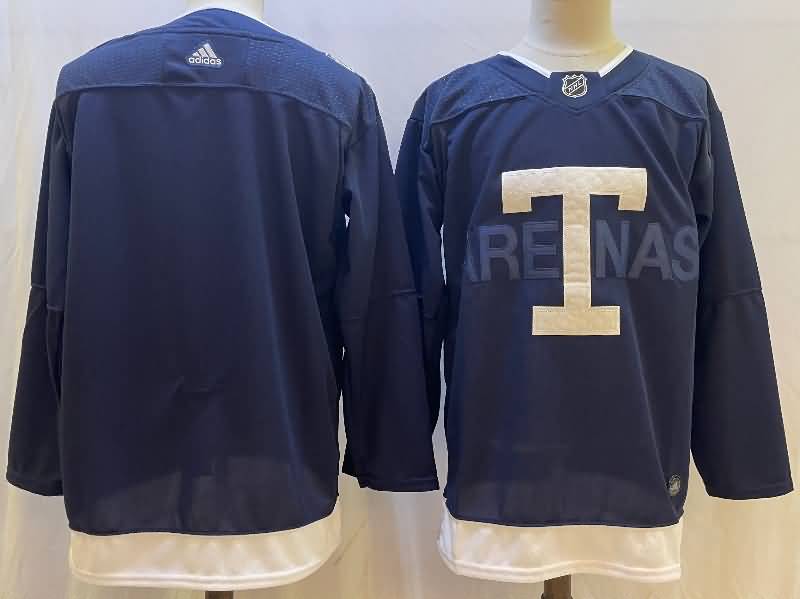 Toronto Maple Leafs Dark Blue NHL Jersey Custom