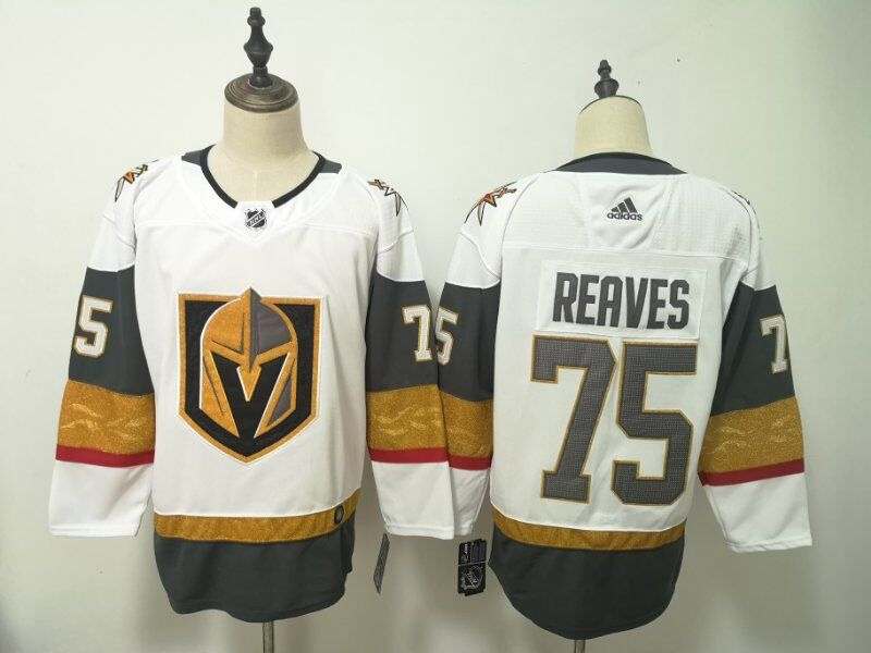 Vegas Golden Knights White #75 REAVES NHL Jersey
