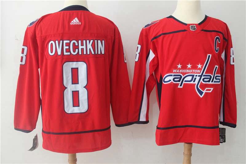 Washington Capitals Red #8 OVECHKIN NHL Jersey