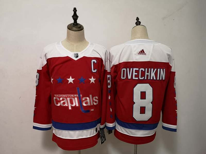Washington Capitals Red #8 OVECHKIN NHL Jersey 02