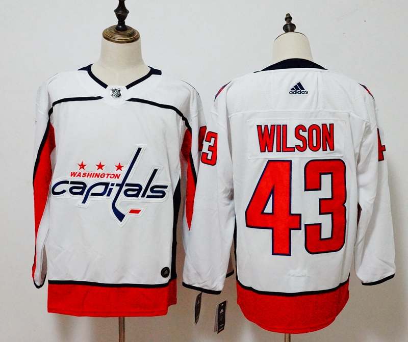 Washington Capitals White #43 WILSON NHL Jersey
